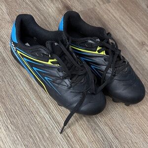 DSG Black and Blue Soccer Cleats
